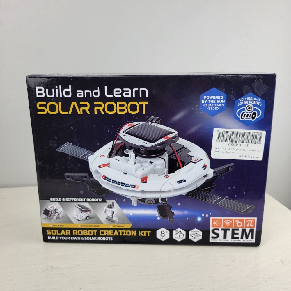 STEM Build and Learn Solar Robot Creation Kit New In Box